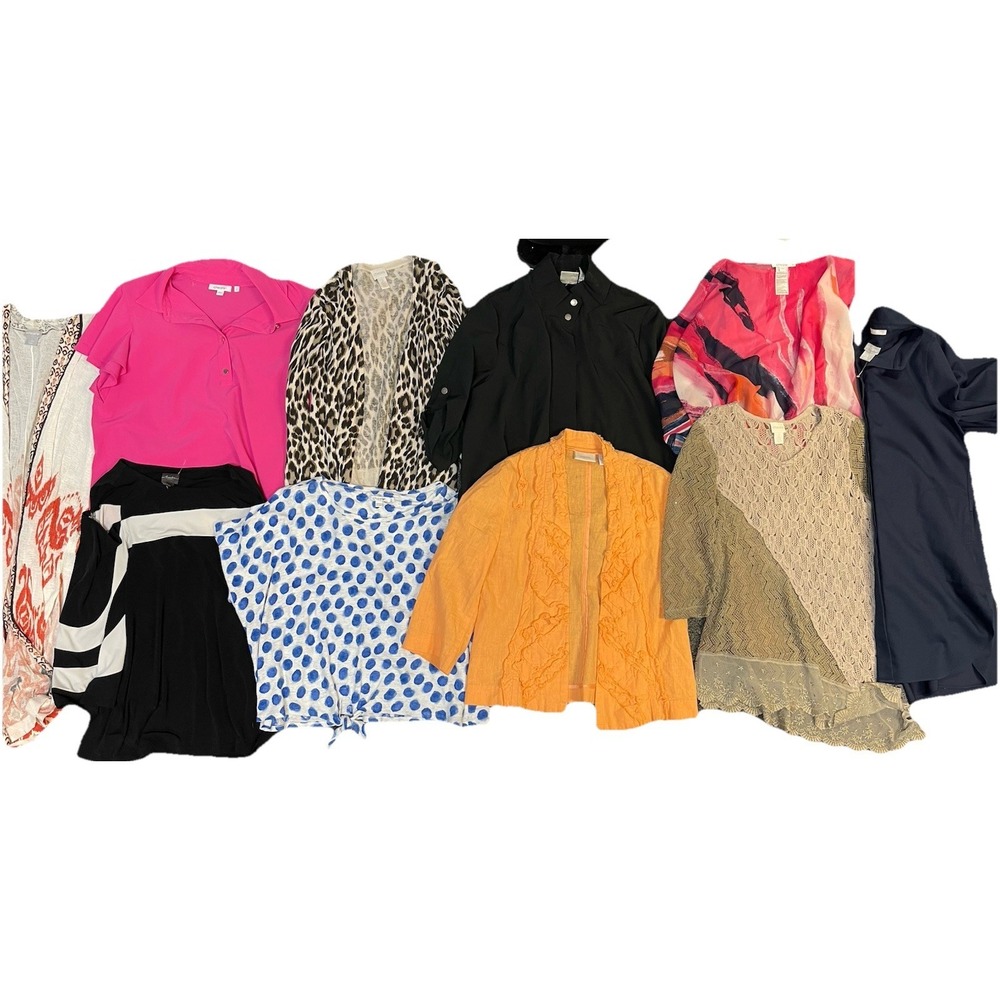 Chicos Lot Of Mixed Size‎ Tops-Lot 1